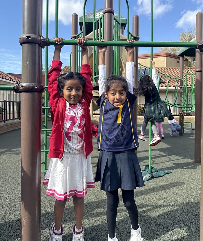 Children climbing during After Care